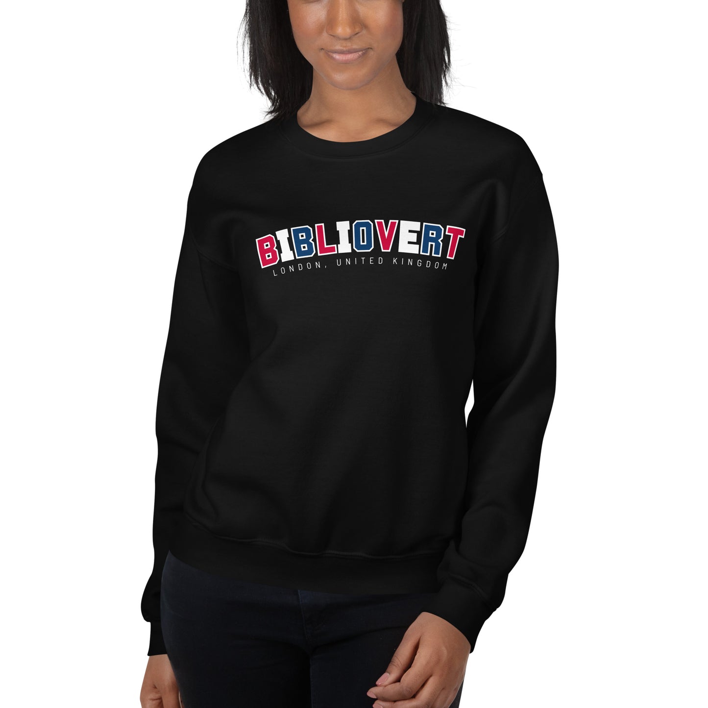 London-Themed Bibliovert Crewneck Sweatshirt (Dark Colors)