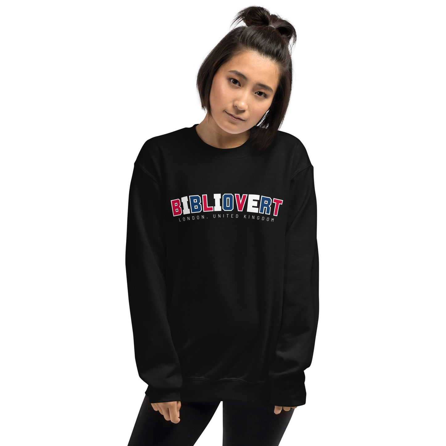 London-Themed Bibliovert Crewneck Sweatshirt (Dark Colors)