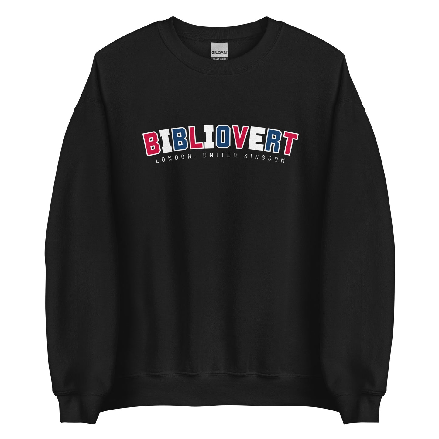 London-Themed Bibliovert Crewneck Sweatshirt (Dark Colors)