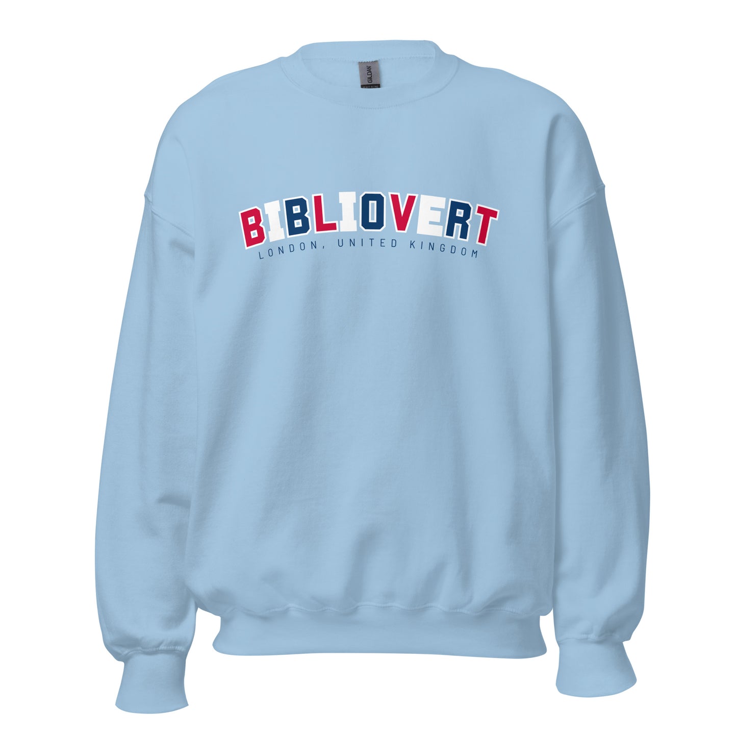 London-Themed Bibliovert Crewneck Sweatshirt (Light Colors)