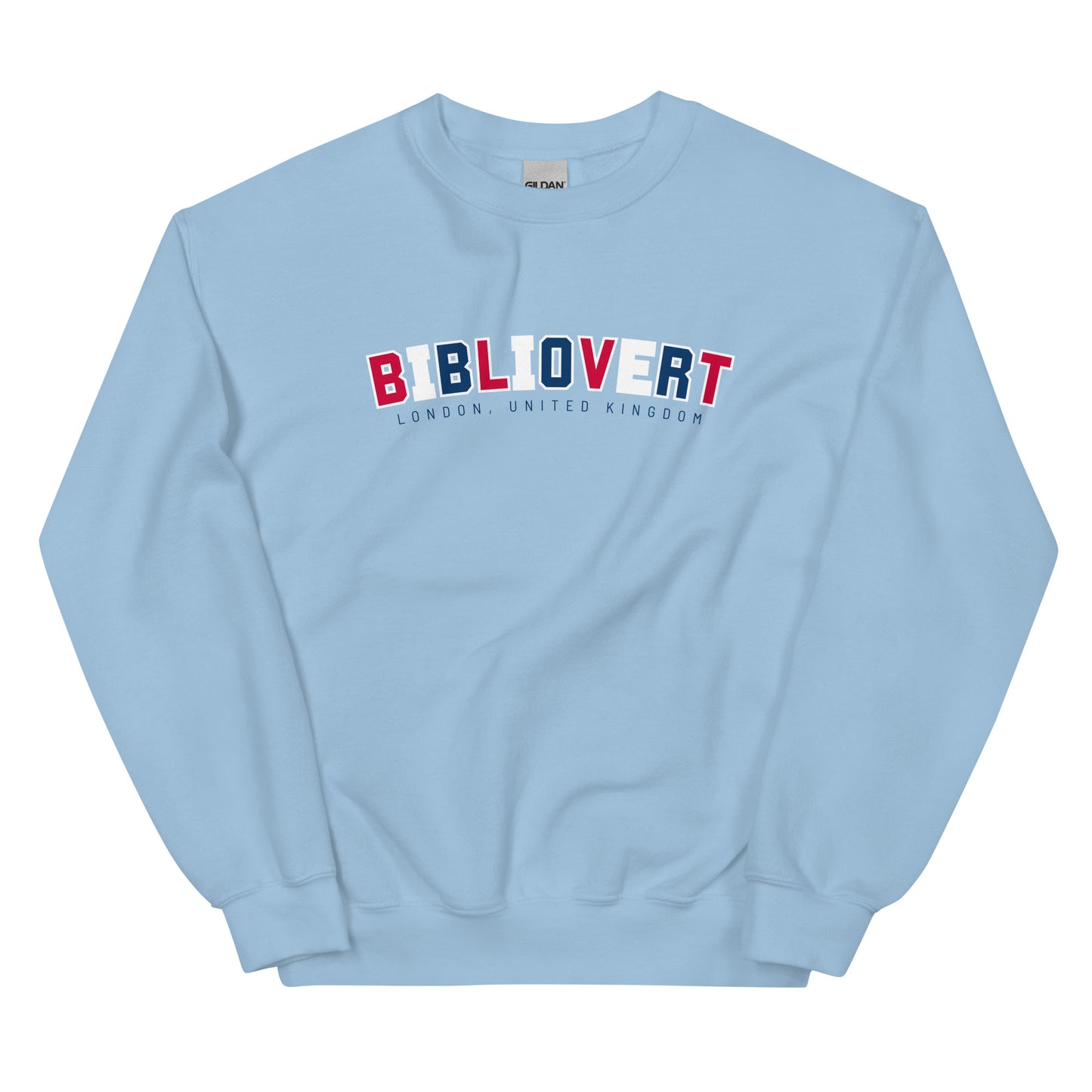 London-Themed Bibliovert Crewneck Sweatshirt (Light Colors)