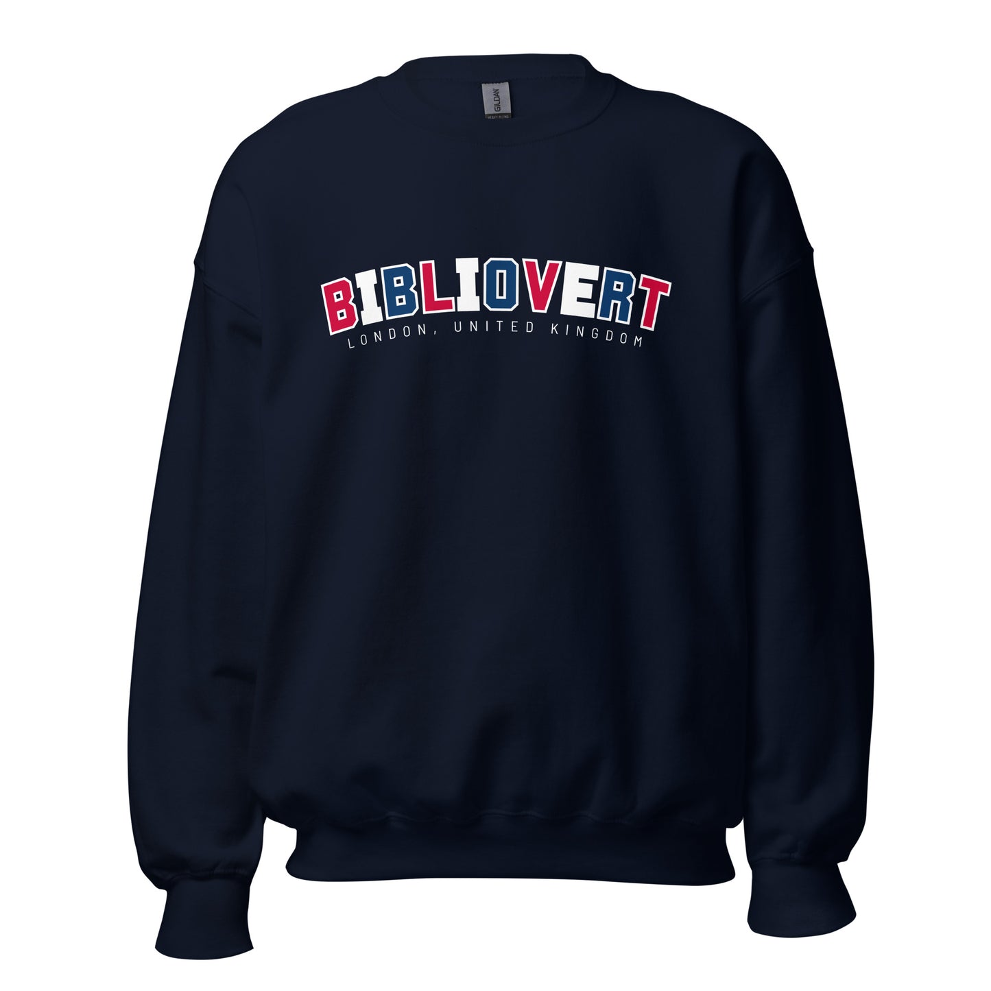 London-Themed Bibliovert Crewneck Sweatshirt (Dark Colors)