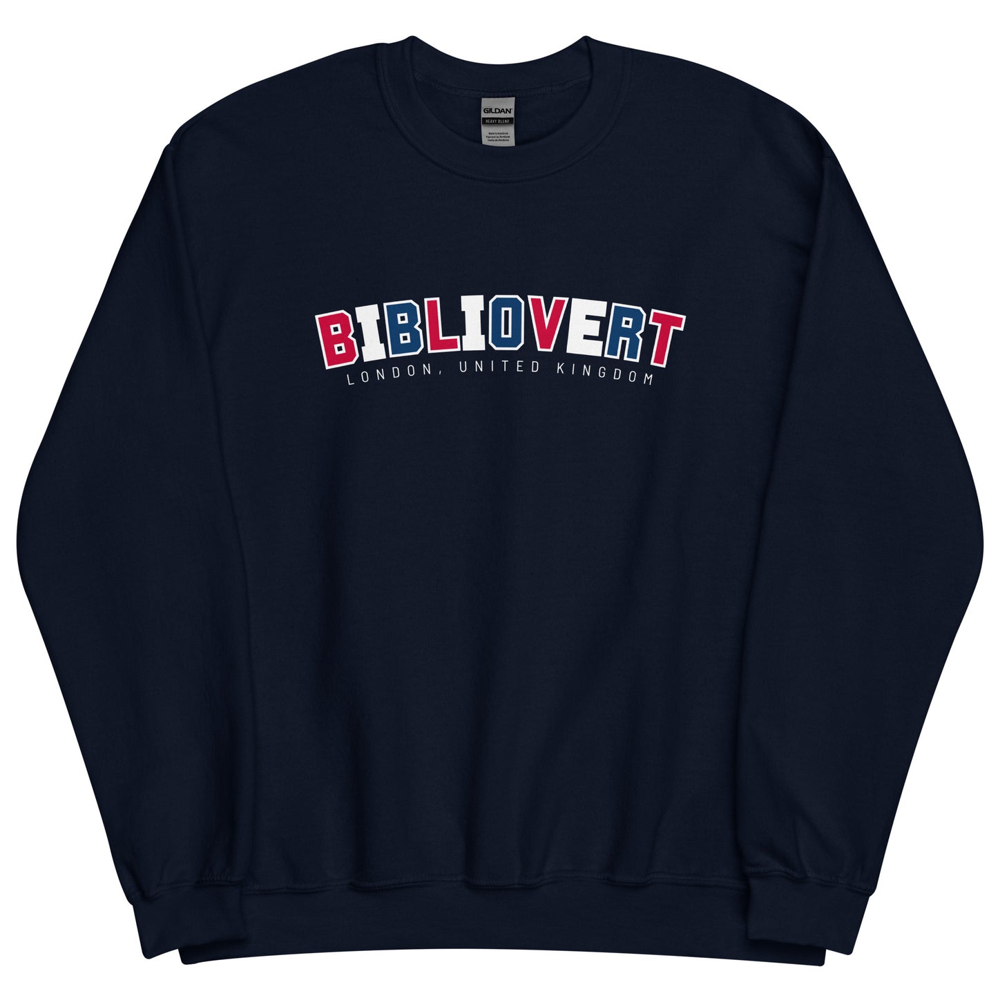 London-Themed Bibliovert Crewneck Sweatshirt (Dark Colors)