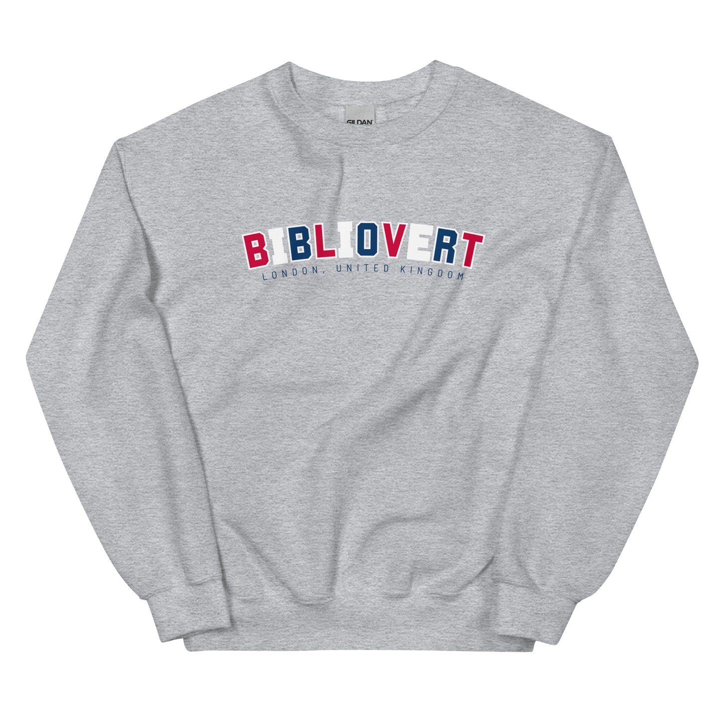 London-Themed Bibliovert Crewneck Sweatshirt (Light Colors)