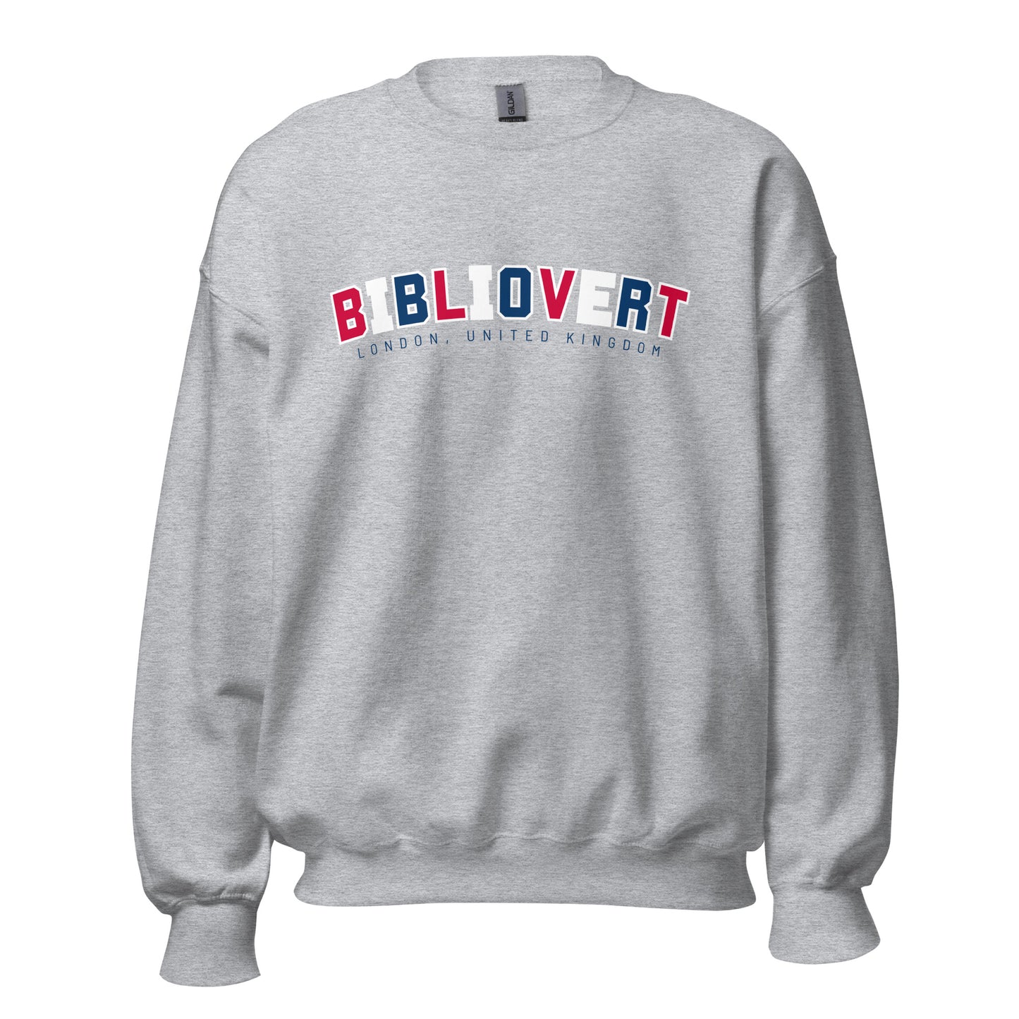 London-Themed Bibliovert Crewneck Sweatshirt (Light Colors)