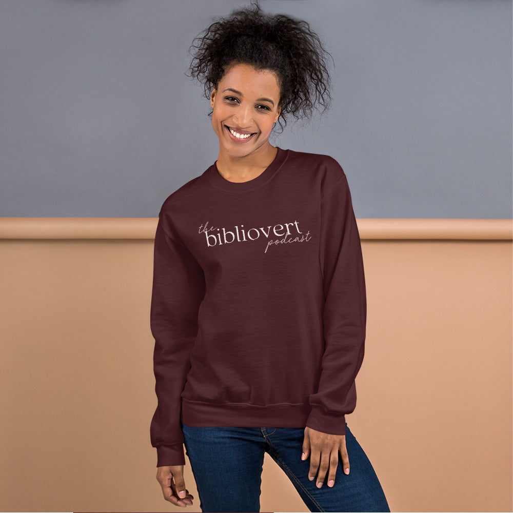 Bibliovert Podcast Unisex Crewneck Sweatshirt