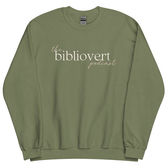 Bibliovert Podcast Unisex Crewneck Sweatshirt