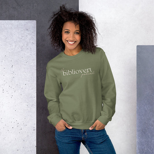 Bibliovert Podcast Unisex Crewneck Sweatshirt